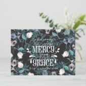 ヘブライ語4:16引用文黒ver サンキューカード (スタンド正面)