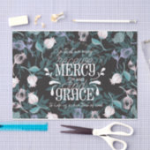 ヘブライ語4:16引用文黒ver 薄葉紙 (クラフト)