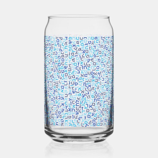 ヘブライ語 ガラス缶 (裏面)