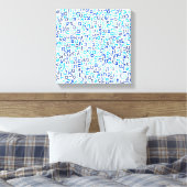 ヘブライ語 キャンバスプリント (インサイチュ (寝室))