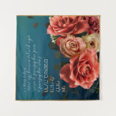 ヘブライ語 「我は我が愛する者の」 歌の歌 愛する人 タペストリー (正面(横))