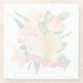 ヘブライ語： Eshet Chayil - [ユダヤ人]バノールの女性 ガラスコースター (裏面)