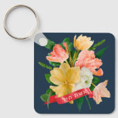 ヘブライ語： Eshet Chayil - [ユダヤ人]バノールの女性 キーホルダー (正面)