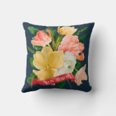 ヘブライ語： Eshet Chayil - [ユダヤ人]バノールの女性 クッション (裏面)