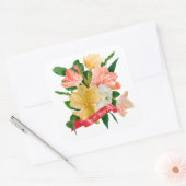 ヘブライ語： Eshet Chayil - [ユダヤ人]バノールの女性 スクエアシール (封筒)