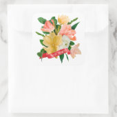 ヘブライ語： Eshet Chayil - [ユダヤ人]バノールの女性 スクエアシール (バッグ)