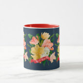 ヘブライ語： Eshet Chayil - [ユダヤ人]バノールの女性 マグカップ (中央)