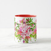 ヘブライ語: "Feministtit" – ユダヤのフェミニズムの水色 マグカップ (中央)