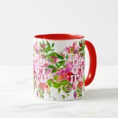 ヘブライ語: "Feministtit" – ユダヤのフェミニズムの水色 マグカップ (正面右)