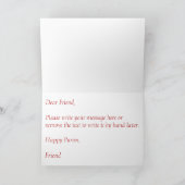 ヘブライ語'LaYehudim Haita'プリムメガイラカード カード (内部)