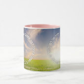 ヘブライ語Modeh Ani – ユダヤ人の朝の祈りの言葉 マグカップ (中央)