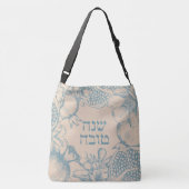 ヘブライ語Shana Tova Rosh Hashanaユダヤ人新年 クロスボディバッグ (裏面)