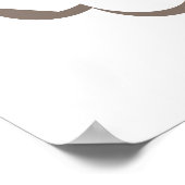 ヘブライ語Tzedek Tzedek Tirdof – 正義を追求！ ポスター (角)