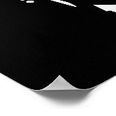 ヘブライ語Venahafoch Hu - Purim Megillat Esther引用文 ポスター (角)