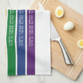 ヘブライ賛美語 – ユダヤ人LGBTQプライドサポート キッチンタオル (四つ折り)