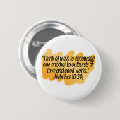 ヘブライ10:24 缶バッジ (正面&裏面)