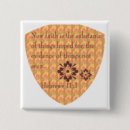 ヘブライ11:1ボタン 缶バッジ (正面)
