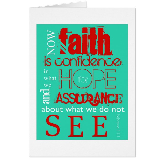 ヘブライ11:1 (正面)