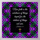 ヘブライ11:1 ポスター (正面)