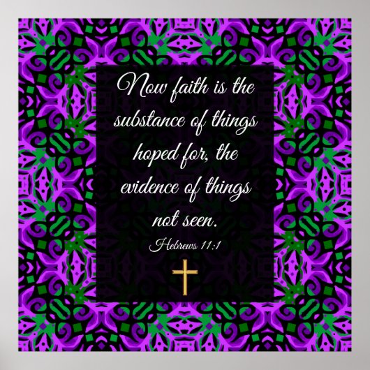 ヘブライ11:1 ポスター (正面)