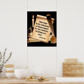 ヘブライ11:1 ポスター (キッチン)