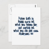 ヘブライ11:1 ポストカード (正面/裏面)