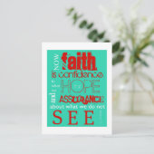 ヘブライ11:1 ポストカード (スタンド正面)