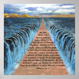ヘブライ11:24-27 ポスター