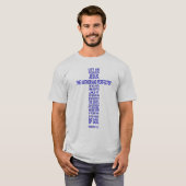 ヘブライ12:2 -青 Tシャツ (正面フル)