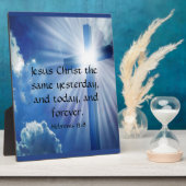 ヘブライ13:8 フォトプラーク (側面)