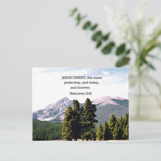 ヘブライ13:8 ポストカード (スタンド正面)