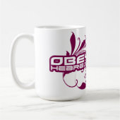 ヘブライ5:9に従って下さい コーヒーマグカップ (左)