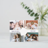 ヘブライ・ドレイドル・シルエット写真ハヌカハ ポストカード (スタンド正面)