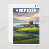 ヘブリデス・スコットランド・トラベル ポストカード (正面/裏面)