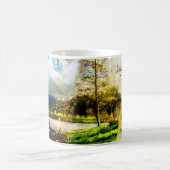 ヘブリーズ13時5分、決してあなたを見捨離れてたりはしません コーヒーマグカップ (中央)