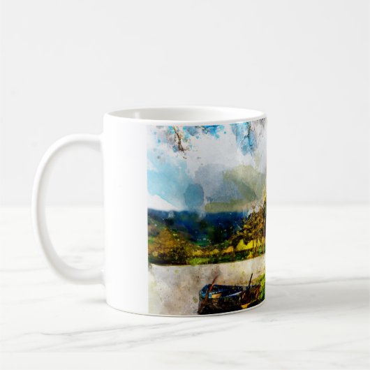 ヘブリーズ13時5分、決してあなたを見捨離れてたりはしません コーヒーマグカップ (左)