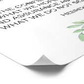 ヘブルの信仰の聖句11:1 ポスター (角)