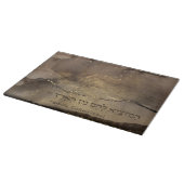 ヘブルカスタムー・ハモッツィ賛美ズ・シャバット・チャラ カッティングボード (角)