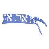 ヘブルモダンーアレプタフホワイトタイポグラフィ タイヘッドバンド (回転90)