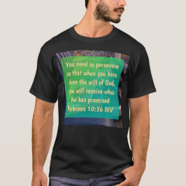 ヘブル人への手紙 10:36 Tシャツ