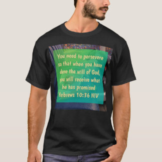 ヘブル人への手紙 10:36 Tシャツ