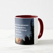 ヘブル人11:1今や信仰は物の実体である マグカップ (正面右)