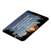 ヘブル人11:1今や信仰は物の実体である マグネット (左側)