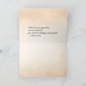 ヘブル人12:28振り回すことのできない王国 カード (内部)