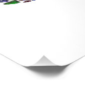 ヘブル文字ヘイ宝石で作られたHEY フォトプリント            (角)