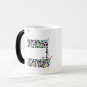 ヘブル文字BET （宝石で作成） モーフィングマグカップ (正面左)