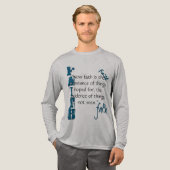 ヘブル11:1通過 トライブレンドＴシャツ (正面全体)