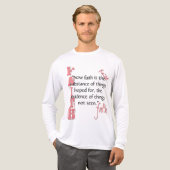 ヘブル11:1通過 トライブレンドＴシャツ (正面全体)