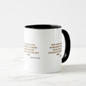 ヘブル11:1 KJVバイブル聖句Two-Tone Mug マグカップ (正面右)