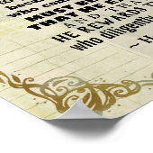 ヘブル11:6信仰がなければ、それは不可能である… ポスター (角)